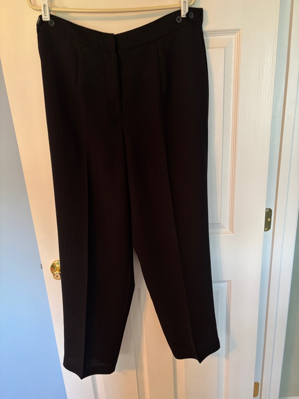 Liz Claiborne Elizabeth Classic Black Pinstripe Dress Pants